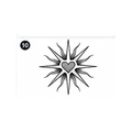 Tribal Thorn Semi-Permanent Tattoo – Spiky Black Abstract Design | Tats4u