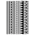 Geometric Tribal Semi-Permanent Tattoo Set – Polynesian-Inspired Black Pattern Armband & Forearm Designs, Water-Resistant, Long-Lasting (9.4 × 6.6 Inches) | Tats4u